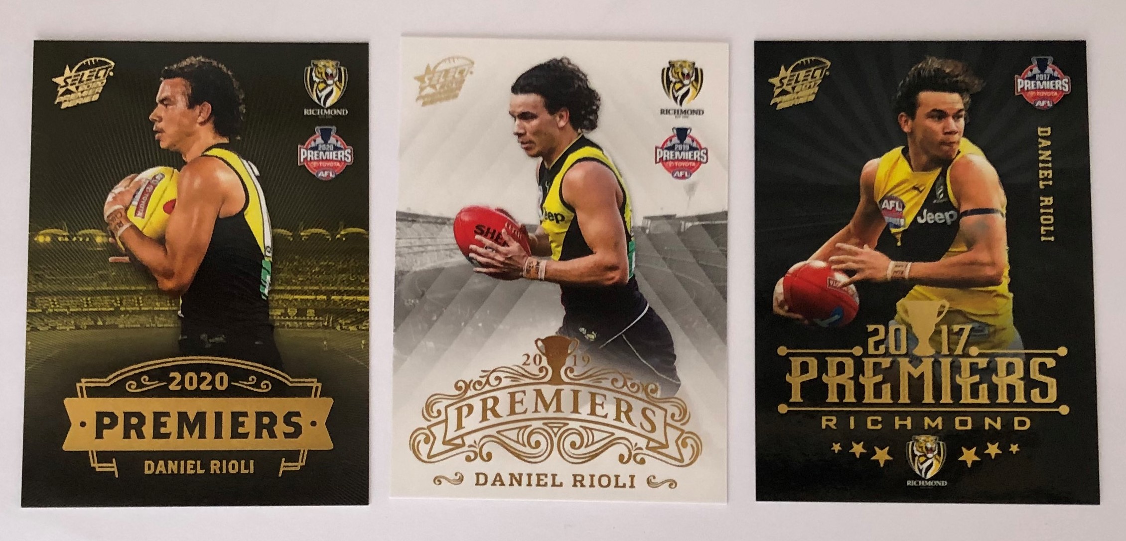 2017 AFL SELECT RICHMOND PREMIERSHIP CARD PC13 DANIEL RIOLI 